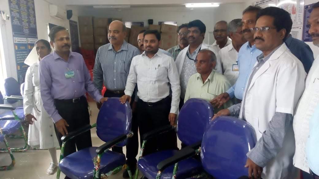 Chairs being donated for  Doctors